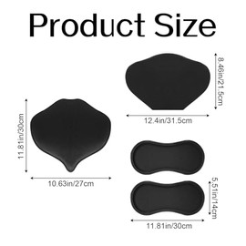 Lyreh 4pcs Abdominal 360 Side Compression Boards Set, Lipo Foam Tummy Tuck Lateral Protectors with Ab Compression Pad Wrap and Lumbar Shaping Back for Liposuction Post Surgery Recovery