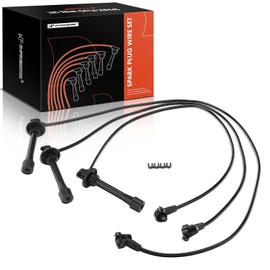 Juego de cables de bujía de encendido A-Premium de 3 piezas compatibles con Toyota Tundra 2000-2004, Tacoma 1995-2004, 4Runner 1996-2002, T100 1995-1998, 3.4L de aspiración natural
