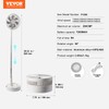 VEVOR 8 Inch Foldable Oscillating Standing Fan with Remote Control,