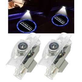 Minile Prius 30 Series Car Courtesy Lamp, Door Welcome Light, Courtesy Light, LED Logo Projection, 50 Series Prius α, Car Door Lamp, Angle Adjustable Function, Set of 2 for zvw30 nz511 zvw51 Prius Q