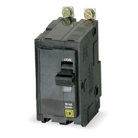 Square D Bolt On Circuit Breaker, 20 Amps, Number of Poles: 2, 120/240VAC AC Voltage Rating - QOB220