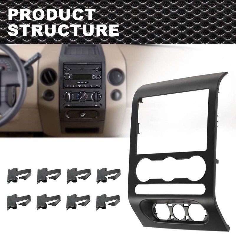 CROSSDESIGN Dash Radio Climate Bezel Center Trim Panel Compatible with