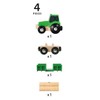 BRIO Bahn 33799 - Traktor mit Holz-Anhänger