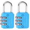 RESET-071 3 Digit Small Combination Lock Tiny Padlock for Mini