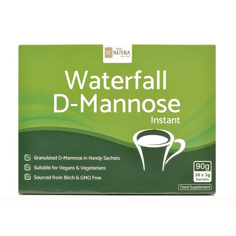 Waterfall D-Mannose Powder Sachets (30 x 3g Sachets) XL Pack