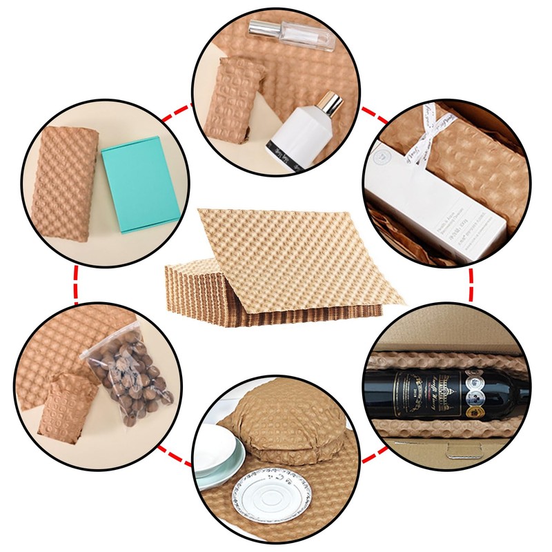 Bubble Paper Wrap 50 Sheets Eco Cushioning Wrap Packing Supplies