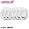 SILBERKANNE Placemat 33 cm Thread Pattern Premium Silver Plated Elegant
