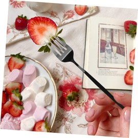 Dinner Set Fork Storage Case Outside Picnic Tableware Travel Chopsticks Spoon Picnic Reusable Flatware Convenient Cutlery Bag Spoon and Black Stainless Steel