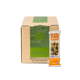 NÜWA 20 Pack Keto: Sabor Coco - Veganas - Snack Saludable - Vitamina E - Sin Azúcar Añadida - 20 pz - Ingredientes Naturales - Sin Conservadores - Sin Gluten