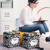 Romooa 6 Pcs 11 Inch Composition Book Classroom Fabric Storage