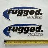 Unbranded 2 RUGGED RADIOS stickers decals offroad overland racing utv