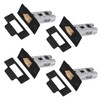 XFORT Tubular Latch, Matt Black, Tubular Door Latch for Internal