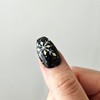 Snowflake handmade nail tip - Oval / 눈꽃송이 수제네일팁 -