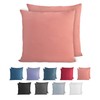 Komfortec 100% cotton cushion covers, set of 2, 40 x