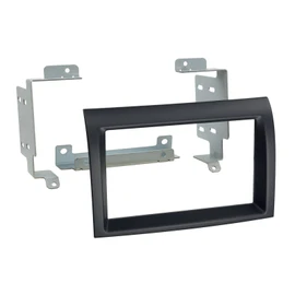 ACV Installation Kit with Steering Wheel Adapter for Double DIN Car Radio in Citroen, Peugeot, Fiat - Black