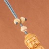 Car Pendant Decorative Hand Carved Lotus Rearview Mirror Hanging Ornament