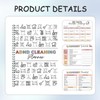Adhd Planner Cleaning Schedule DIY Schedule & Organizer Contains Daily,