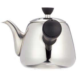 Pearl Metal Teapot, Stainless Steel, Horizontal Teapot, 23.1 fl oz (600 ml), Just Size
