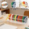 Acrylic Washi Tape Dispenser Washi Tape Organizer Sticker Roll Cutter,