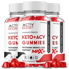 Activ Boost Max + ACV Keto Gummies, 2x Stronger Formula (3 Bottle)