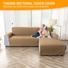 YUEANG Sectional Couch Covers L Shape Couch Cover for Dogs,