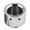 2pcs CNC Aluminum Motorcycle Front Axle Skull Nut Bolt Cover