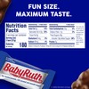 Baby Ruth Chocolatey, Peanut, Caramel, Nougat, Fun Size Individually Wrapped