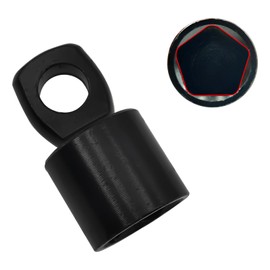 SADIFOKPLY 51942-28010 CNC Spare Tire Socket Tool, Stainless Steel Spare Wheel Handle Compatible with Toyota Lexus Highlander Sienna