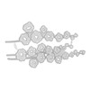 NOLITOY Flower Stencil Cutting Die Metal Stencil for DIY Scrapbooking