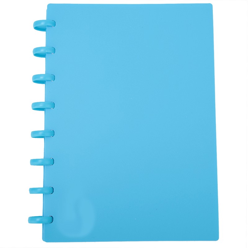 A5 Mushroom Hole Binder Refillable Writing Paper Notebook School Supplies(Light