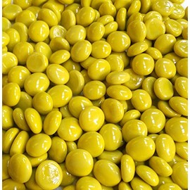 Miracolors - Vase Fillers - Glass Gems … (4 LB, Opal Yellow Small)
