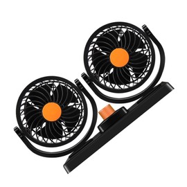Mikinona Dual Head Car Fan Cooling Fan for Suv and Trucks with Stylish Design for Efficient Air Circulation Vehicles