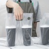 Restaurantware Bag Tek Plastic Drink Carriers 100 Double Cup Plastic