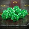 10x Polyhedral W20 Dice for Role and Tabletop Games (Blue)