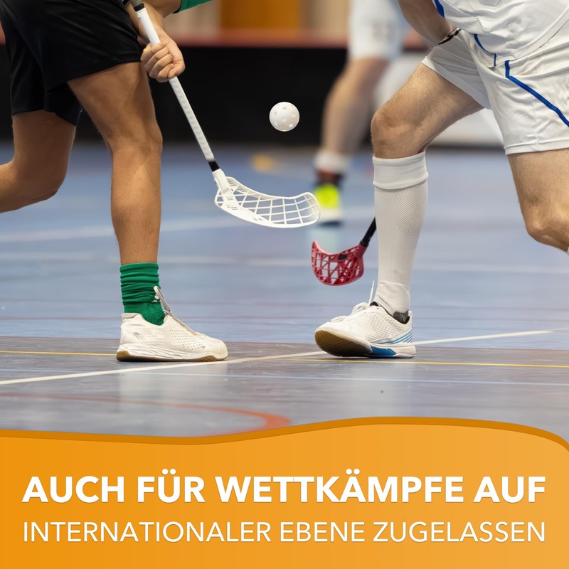 Fat Pipe Floorball Unihockey Ball Team Set of 24 Fat