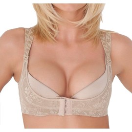 Boolavard Push-up Magic Bra Shaper Shapewear Vest Bust up Breast Support (XL, Beige)