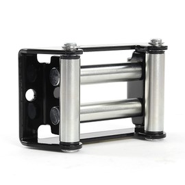 XPOtool Roller Window for Winches with 907-1587 kg, Winch Window with 4 Wheels, Hole Spacing 109 mm, Pulley Window