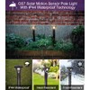 AURAXY LED Solar Powered Motion Sensor Pathway Lights, Battery Powered