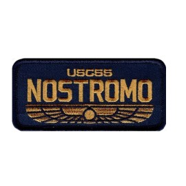 Nostromo U.S.C.S.S. Crew Alien Patch (Dark Navy - 3.5 INCH- Hook Backing -N9)