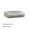 Gedy Soap Holder, Resin, Green Mint, Non applicabile