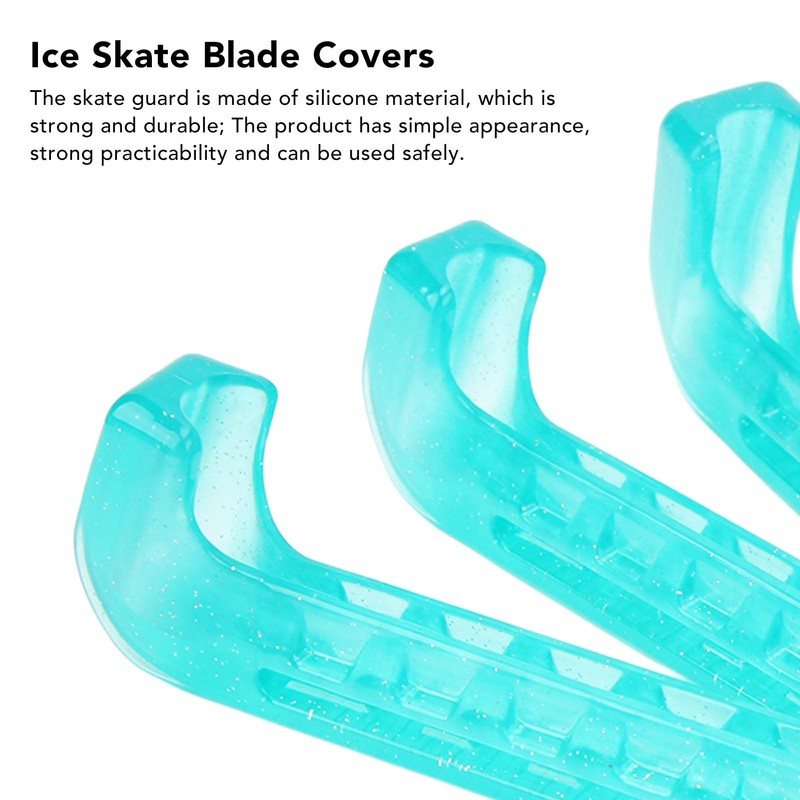 Cubiertas de Cuchillas para Patines de Hielo, Material de Silicona