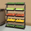 Market Retail Display Rack Shelf + 10x Merchandiser Fruit Vegetable