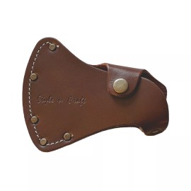 Style n Craft  98026 -Sportsman's Axe Sheath in Dark Tan Heavy Top Grain Leather