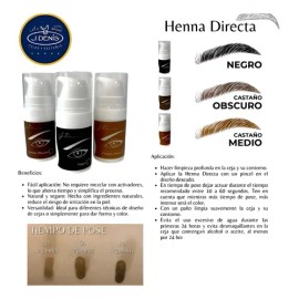 Henna Directa J. Denis Para Cejas Y Delineado De Ojos                                                                                                 