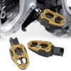1 Pair Motorcycle Footpeg Left Right Anti Slip Universal Aluminum
