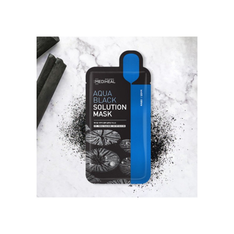 Mediheal Whitening Water Glow Black Solution Mask 15 Sheets /