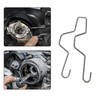 Cfcyhla 6 pieces steel headlight retaining spring clamp headlight dipped