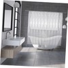 iplusmile 3D Pattern Shower Curtain Liner Waterproof Stand up Shower