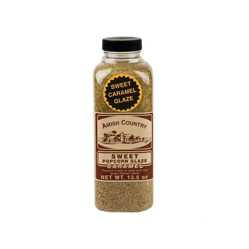 Amish Country Caramel Popcorn Glaze Seasoning (2) 13.5 oz Containers