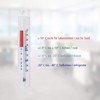 Lantelme 4884 Analogue Fridge Thermometer with Hook Thermometer for Freezer